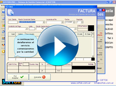 Video demostrativo de un ejemplo de facturación de servicios con GestionPRO