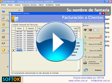 Video demostrativo de un ejemplo de emisión de facturas a clientes usando GestionPRO
